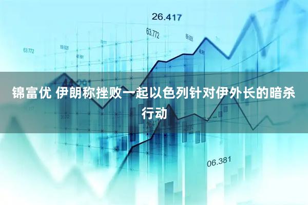 锦富优 伊朗称挫败一起以色列针对伊外长的暗杀行动