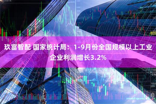玖富智配 国家统计局：1-9月份全国规模以上工业企业利润增长3.2%